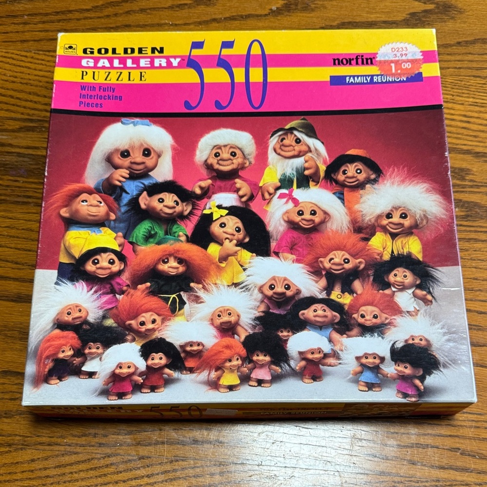 Vintage 90s Trolls Family Puzzle